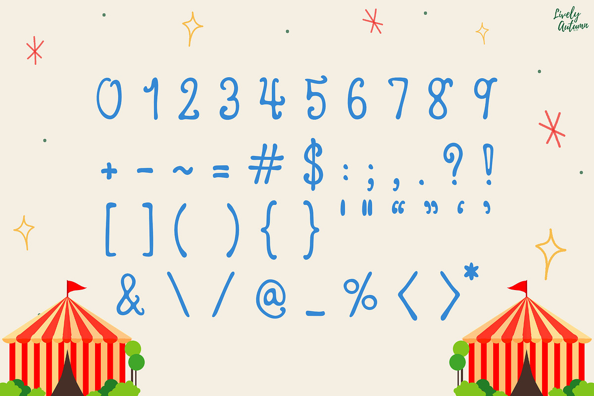 Festive | Handwriting Font, a Handwritten Font by LivelyAutumn11.11 (Photo 3 of 5)
