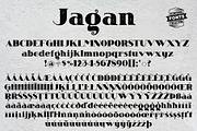 Jagan - 2 vintage fonts, a Font by Leitmotif (Thumbnail 5 of 5)