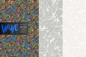 Wave Vector Seamless Patterns