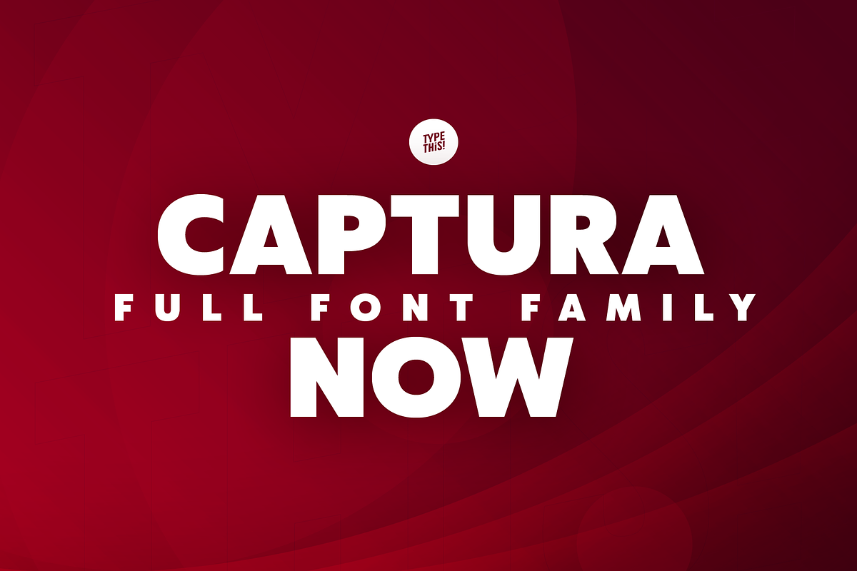 Captura Now Geometric Sans Serif