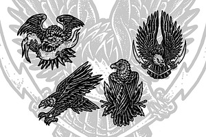 Eagle Tattoo Ideas & T-shirt Designs