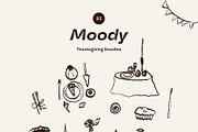 Moody Fall Watercolor & Doodles, an Object Graphic by divanovskaya_nv (Thumbnail 12 of 19)