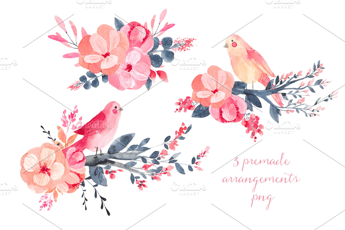 Briella - watercolor set, an Illustration by Charushella (Photo 4 of 7)