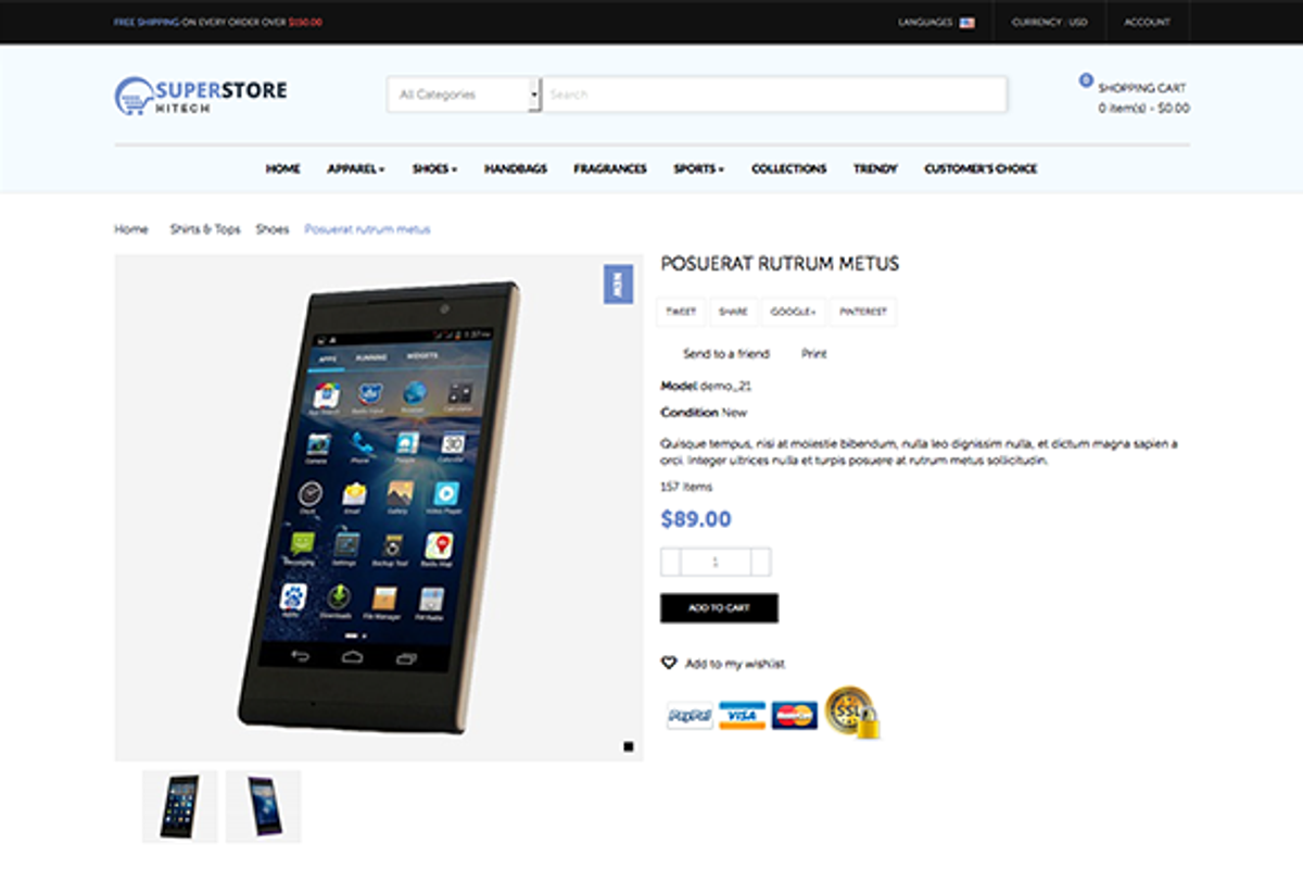 Leo Digital Shop Prestashop Theme, a Templates & Theme by LeoTheme (Photo 4 of 4)