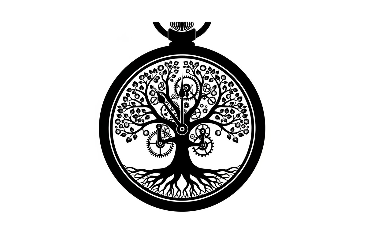 Steampunk Tree of Life Symbol Bundle, an Illustration by yasushie (Photo 26 of 31)