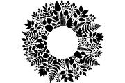 Floral Wreath Frame Bundle, an Object Graphic by Creativeshirt (Thumbnail 6 of 20)