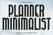 Planner Minimalist, a Script Font by FreshTypeINK (Thumbnail 1 of 7)