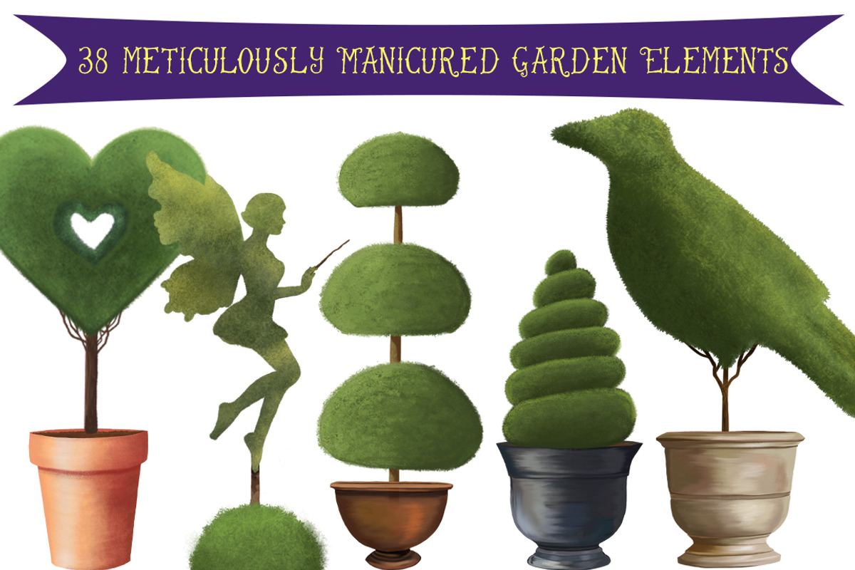 Fantastical Beast Garden Sculptures, an Illustration by Little Bunny Sunshine (Photo 3 of 10)