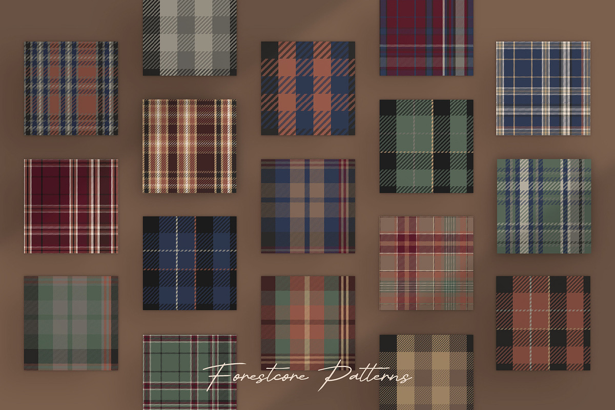 48 Plaid & Tartan Patterns, a Pattern Graphic by IuliiaSavko (Photo 5 of 13)