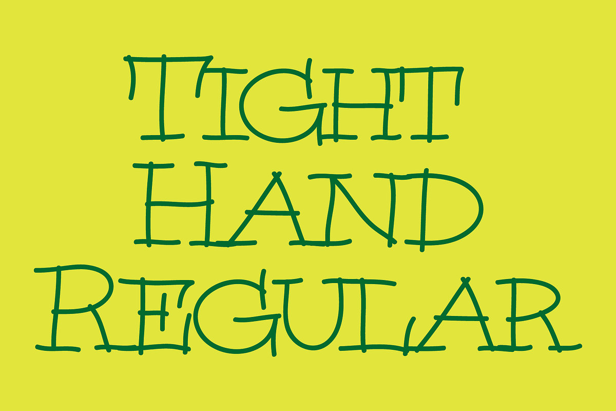 Tight Hand - Hand Lettered Font, a Script Font by GG Design (Photo 2 of 13)