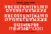 Death Mist Japanese Horror Font, a Sans Serif Font by Letterhend Studio (Thumbnail 6 of 9)