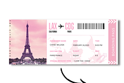 Editable Boarding Pass Template, a Card Template by YasdeyDesigns (Thumbnail 2 of 9)