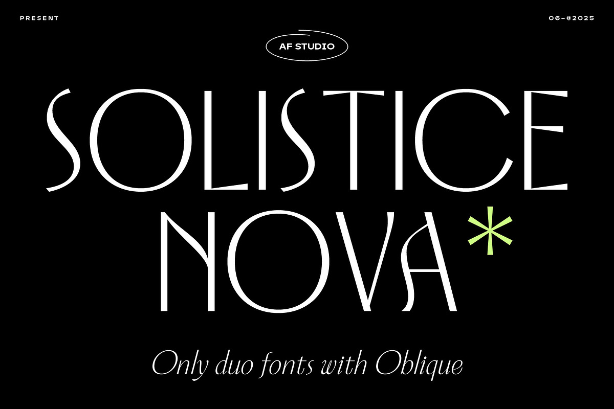 Solistice Nova, a Sans Serif Font by Adam Fathony (Photo 1 of 16)