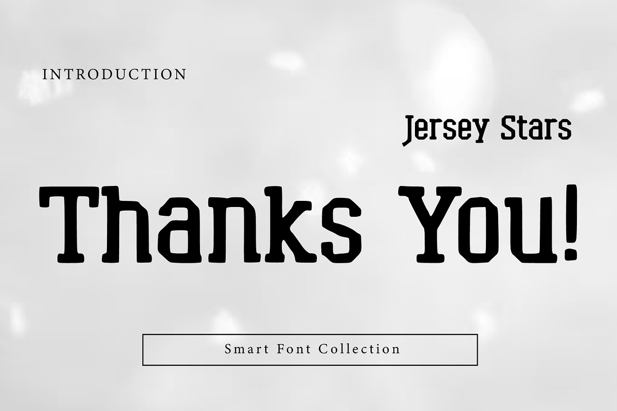 Jersey stars, a Slab Serif Font by Wow Magic (Photo 3 of 3)