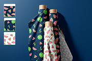 Hand-Drawn Watermelon Patterns, a Pattern Graphic by ApollinariaManko (Thumbnail 4 of 6)