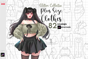 Procreate Plus Size Clothes Curved
