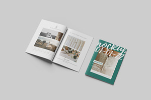 A4 Brochure And Catalog Mockups