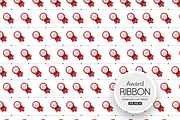 Award Ribbon Seamless Pattern, a Pattern Graphic by ToozDesign (Thumbnail 4 of 10)