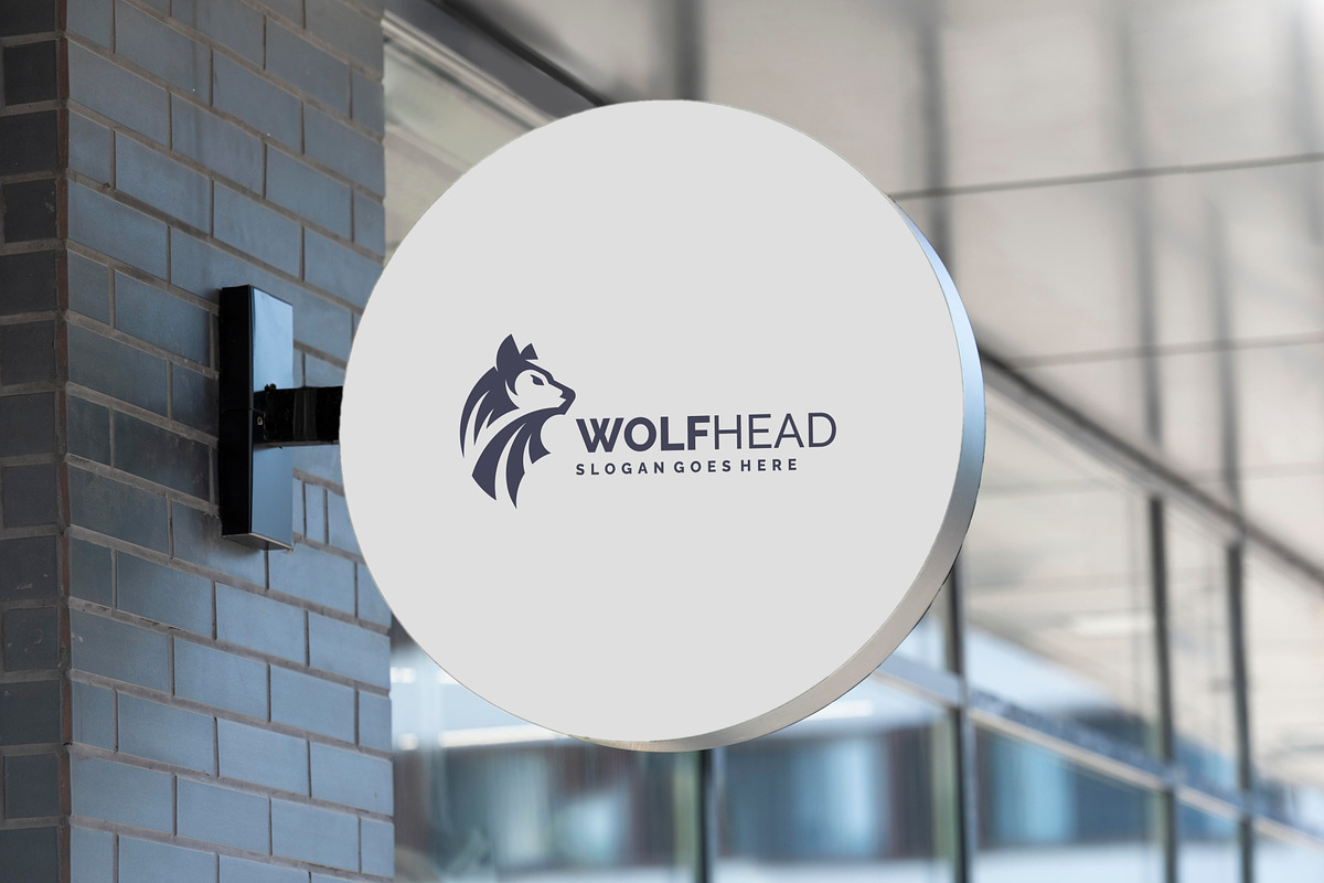 Monochrome Wolf Head Stag Logo, a Branding & Logo Template by Artnivora.Std (Photo 3 of 5)