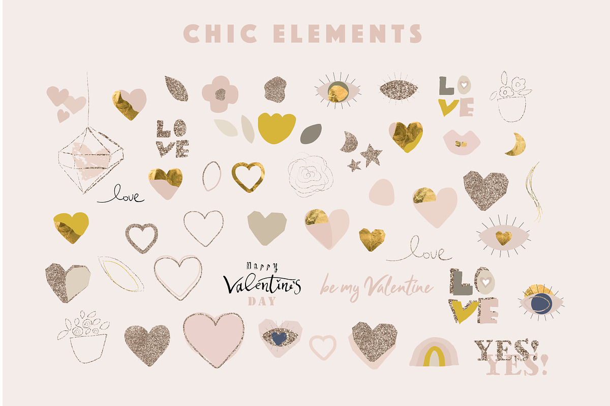 Chic Valentine's day assets, a Graphic by Anna Sokol (Photo 8 of 14)