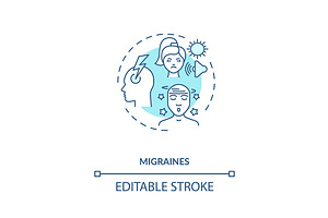 Migraines Concept Icon