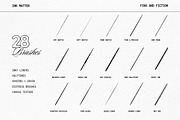 Ink Matter Brushes for Procreate, a Brush Add-On by Fins and Fiction (Thumbnail 3 of 7)