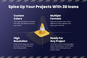 3D Construction Icons, an Architecture 3D Model by Flat Icons (Thumbnail 2 of 7)