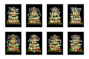 Holidays Lettering / 6 languages, an Illustration by bariskina (Thumbnail 6 of 8)