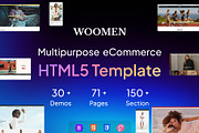 WooMen — eCommerce HTML Template, a HTML Template by CreativeLayerss (Thumbnail 1 of 3)