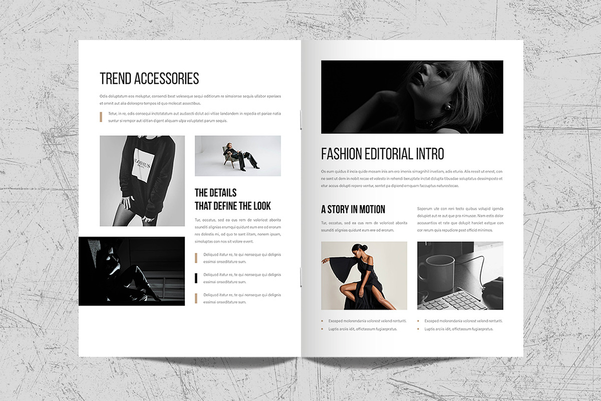 Fashion Magazine Template Design, a Magazine Template by White Graphic (Photo 5 of 11)