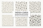 Trendy seamless hipster 90s patterns, a Pattern Graphic by ExpressShop (Thumbnail 1 of 11)