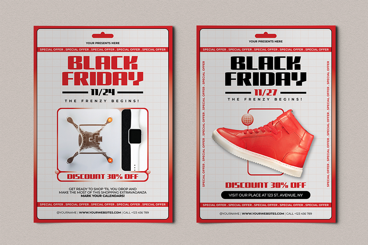 Retaka - Black Friday Flyer, a Flyer Template by Attype (Photo 3 of 4)