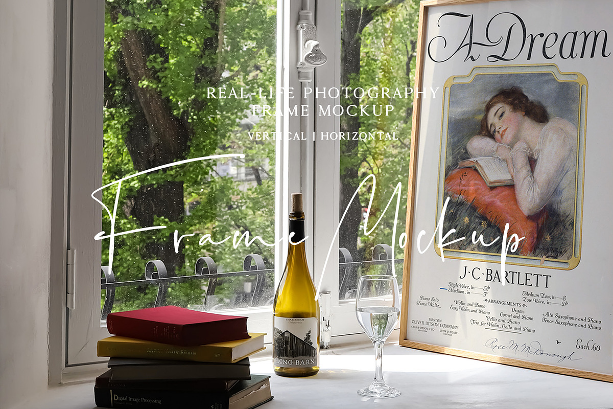 Window Serenity - Frame Mockup, a Product Mockup by ArtwithFrame (Photo 1 of 5)