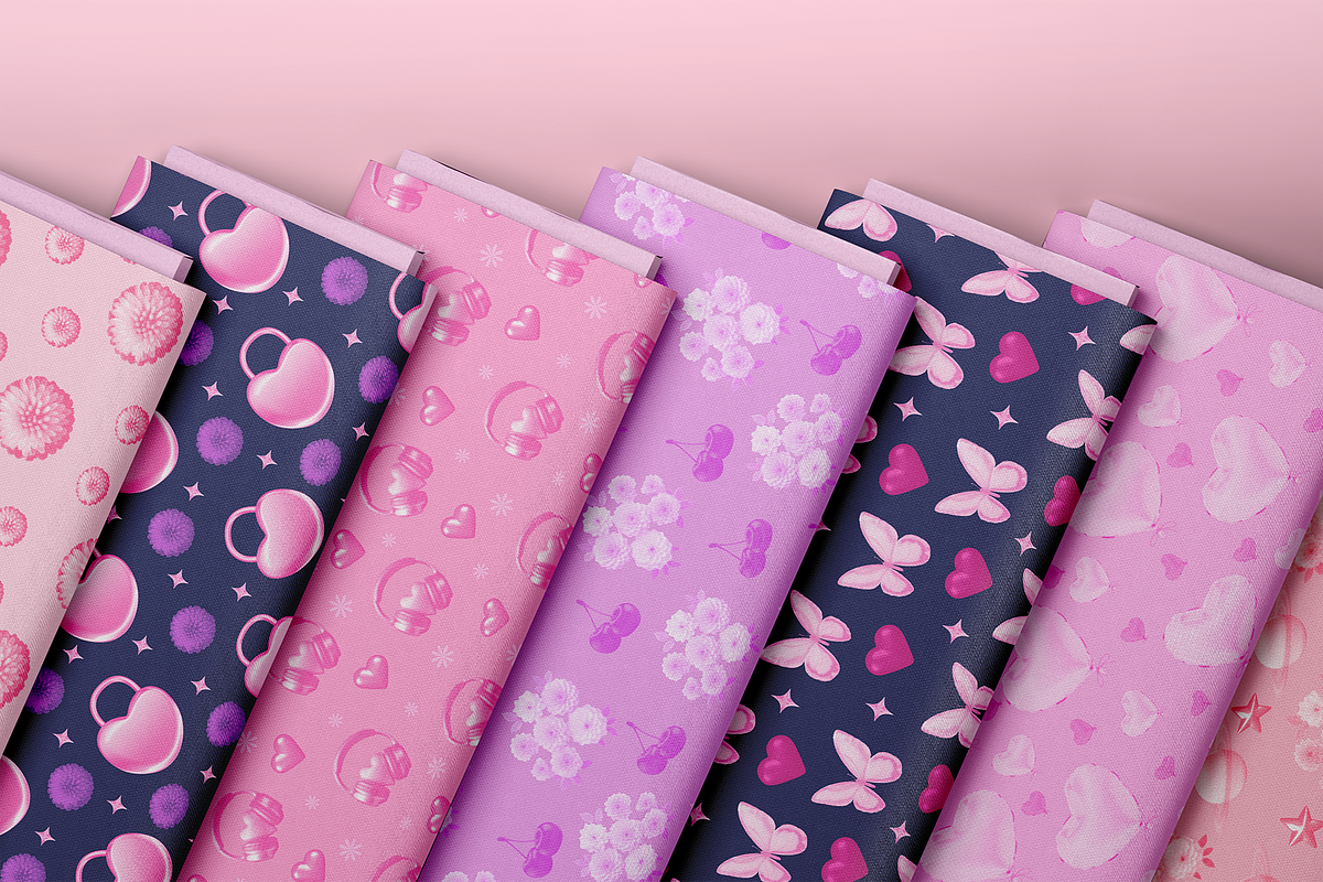 Pink Halftone Collage Elements, an Object Graphic by Animoon (Photo 14 of 19)