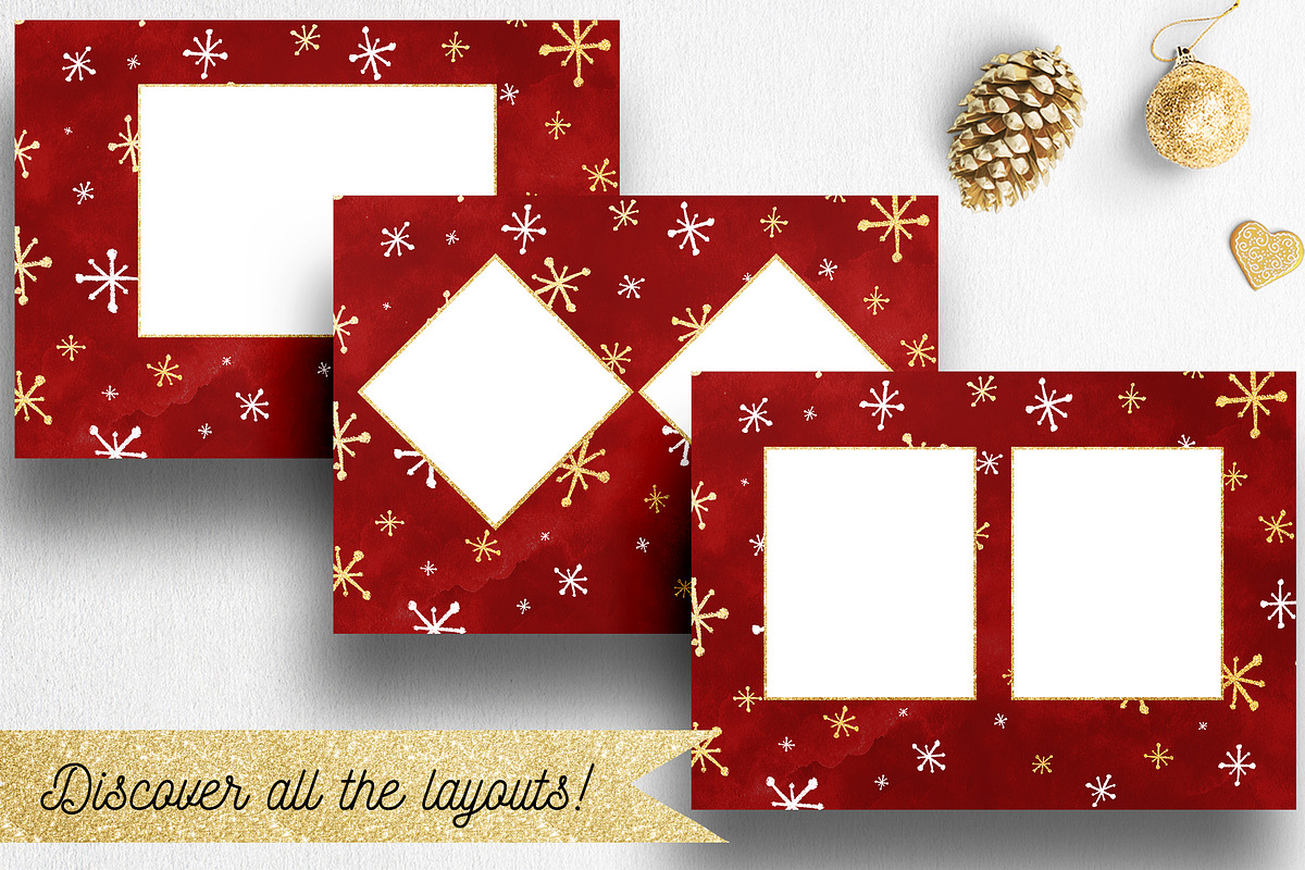 Photo Christmas Card Template | 008, a Card Template by Nifty Template Studio (Photo 4 of 13)