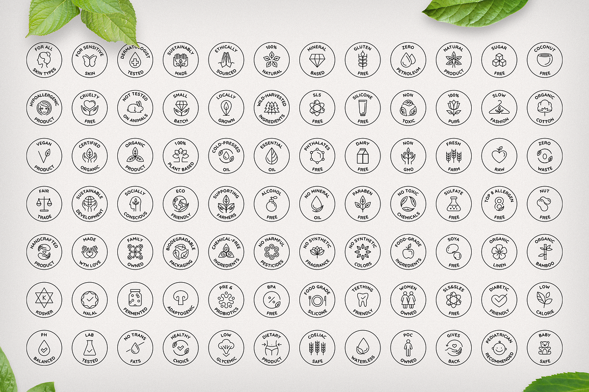 Organic cosmetics and products, a Graphic by venimo (Photo 4 of 6)