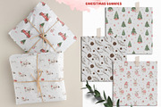 Christmas bunnies watercolor, an Animal Illustration by Marina Ermakova (Thumbnail 12 of 13)