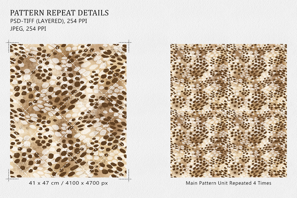 Earthy Neutral Snake Skin Pattern, a Pattern Graphic by Gullenda (Photo 2 of 6)
