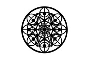 Sacred Geometry Icon Silhouette, a Graphic by musafir_fashion (Thumbnail 4 of 8)