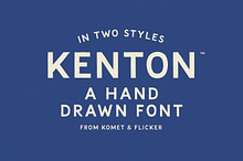Kenton - A Hand-drawn Font