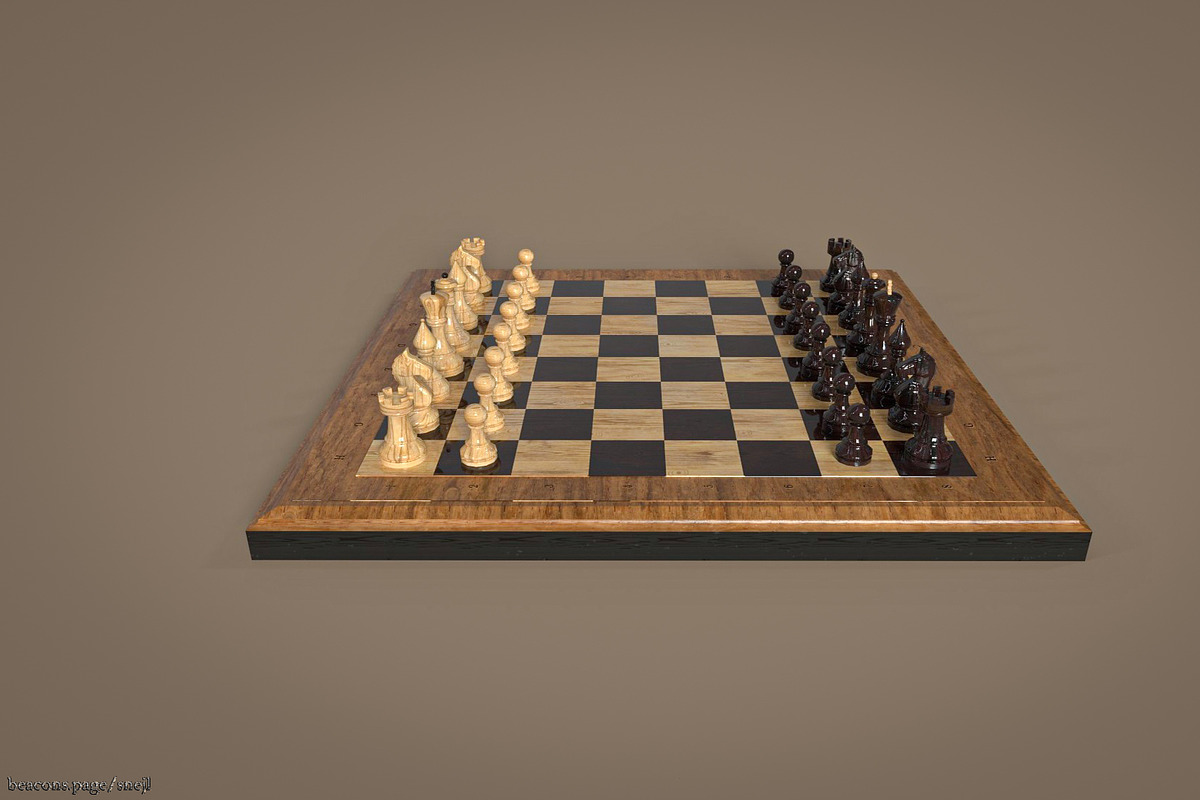 Chess, an Object 3D Model by Snji | 3D Models (Photo 2 of 5)