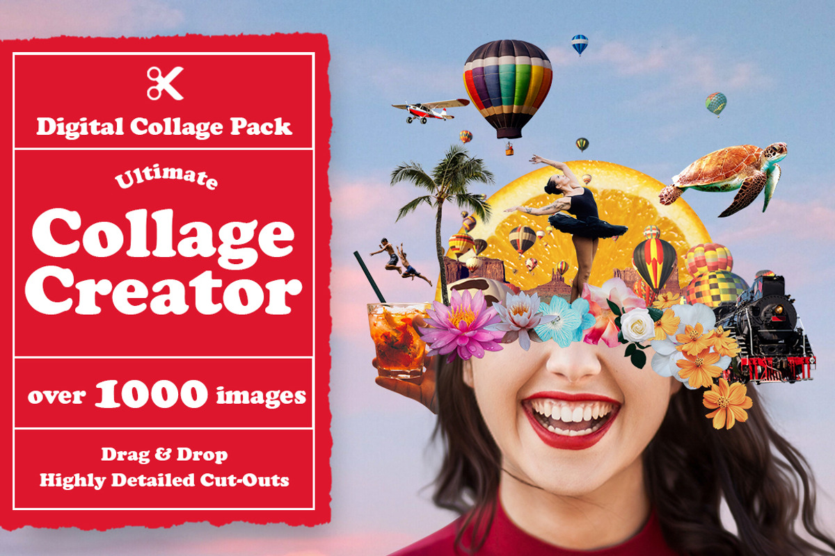 Ultimate Collage Creator 1000+, an Object Graphic by Collage Supply Co (Photo 1 of 18)