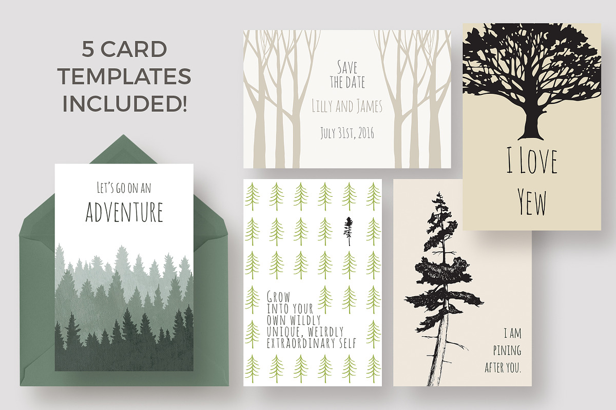 Northern Wilderness Collection: Tree, an Illustration by Barn Owl Studio (Photo 4 of 6)