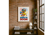 Born to Boom Duck Funny 4th of July, a Background Graphic by LaseredNinja (Thumbnail 7 of 7)