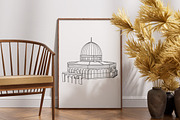 Mosque Minimalist Illustration, an Object Illustration by Adora ARTS (Thumbnail 6 of 8)