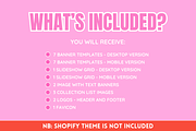 Shop Banner Templates - Colorful, a Shopify Template by SunshineStudioBoutique (Thumbnail 2 of 9)