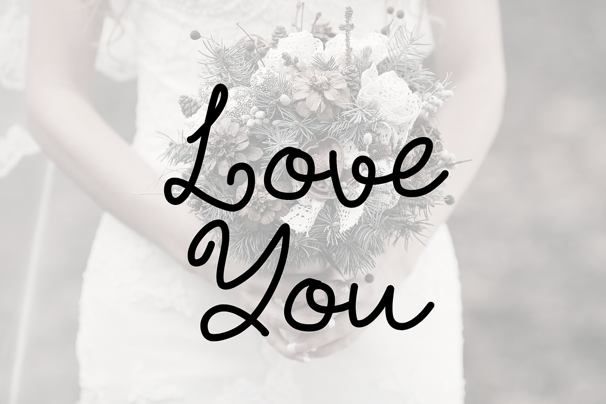 Wedding Planning is a handwritten fo, a Script Font by Brown Cupple (Photo 3 of 7)