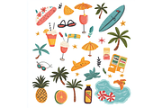 Prompt Summer Brushstroke Clipart, a Decorative Illustration by Creative design (Thumbnail 2 of 7)
