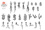 Floral and Insects Folk Art, a Pattern Graphic by Arie Clares (Thumbnail 7 of 11)