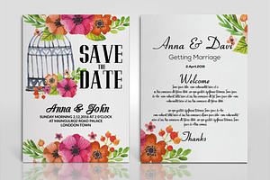 Invitation / Flyer Mock ups, a Print Template by Design Up
